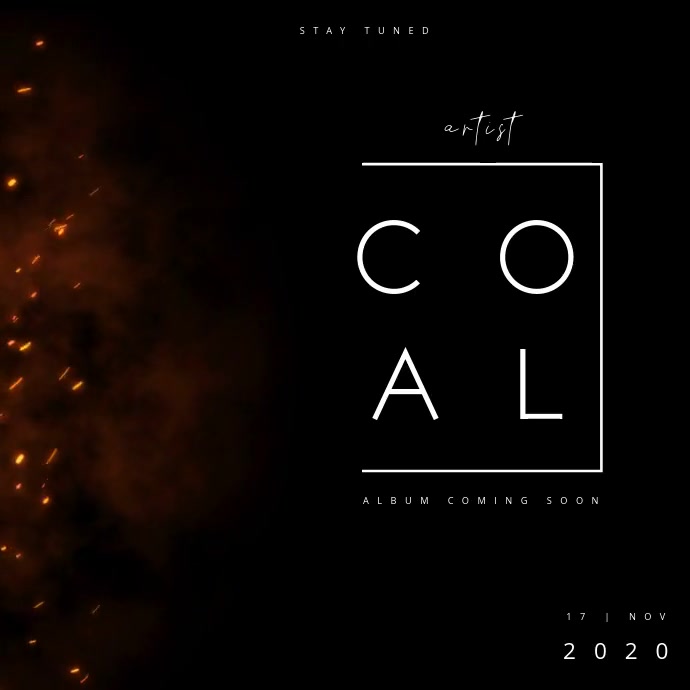 ALBUM TEASER | COAL Kwadrat (1:1) template